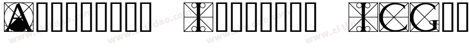 Aquitaine Initials ICG字体转换